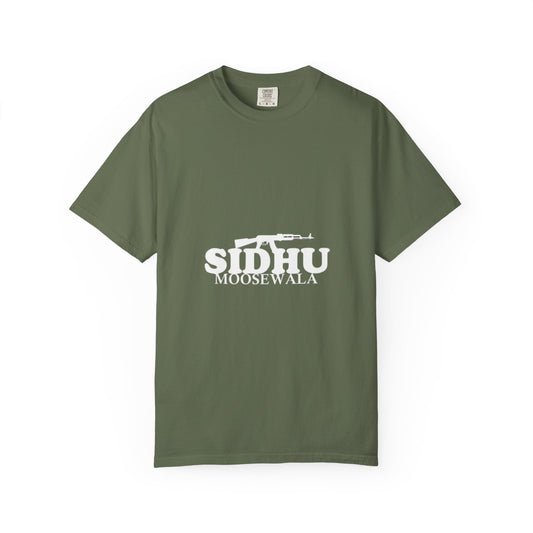 Sidhu Moosewala Unisex Garment-Dyed T-Shirt | Music Lover Tee, Casual Wear, Gift for Fans, Birthday Present, Streetwear Style